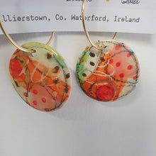 Load image into Gallery viewer, Double sided 'Wear Your Art' Drop Earrings