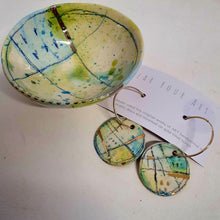 Load image into Gallery viewer, Double sided 'Wear Your Art' Drop Earrings