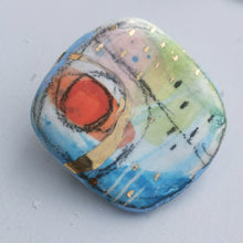 Load image into Gallery viewer, 'Wear Your Art' ceramic Brooch.