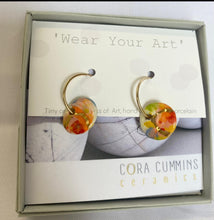 Load image into Gallery viewer, Double sided 'Wear Your Art' Drop Earrings