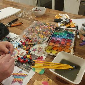 Paint your own Spring decorations / Earrings