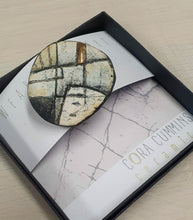 Load image into Gallery viewer, 'Wear Your Art' ceramic Brooch.
