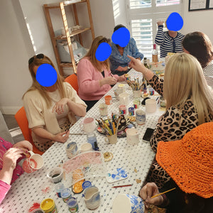 Private Group Bookings. 'Glaze your own Mug' Workshop.