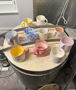 Private Group Bookings. 'Glaze your own Mug' Workshop.